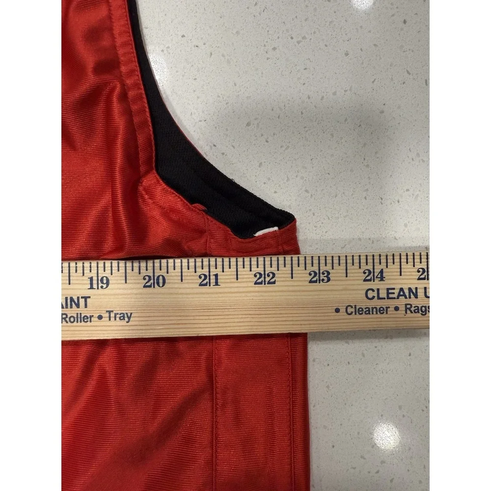 Starter Reversible Jersey Men's Red Black‎ Sports Active No Size Tag - Picture 5 of 9